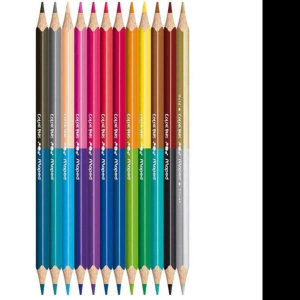 COLORES ESTUCHE C12X24 LARGOS MAPED TRIANG.